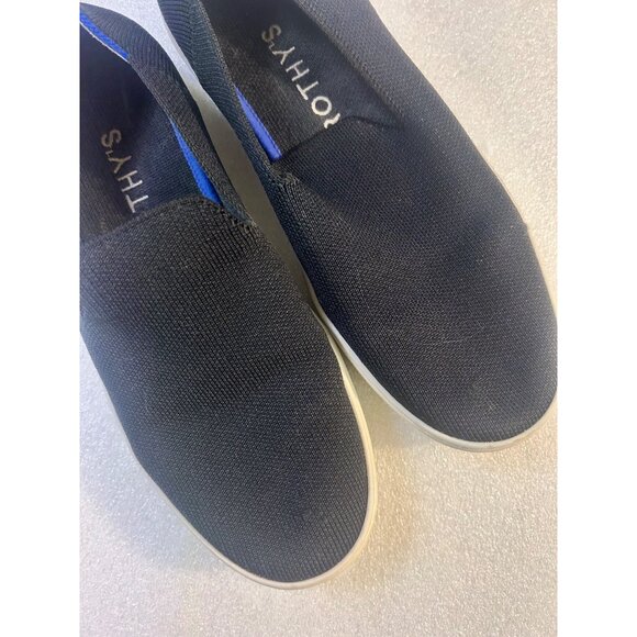 Rothy's The Original Slip On Sneakers in Black Size 8 - Picture 4 of 5